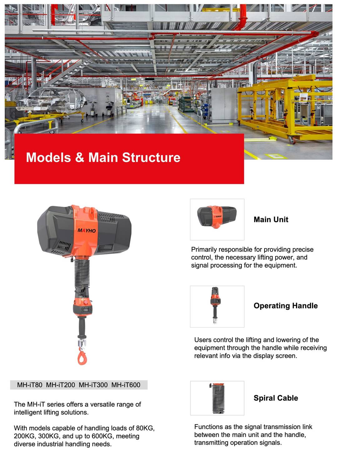MH-iT300 Smart Lifting System - MAYHO